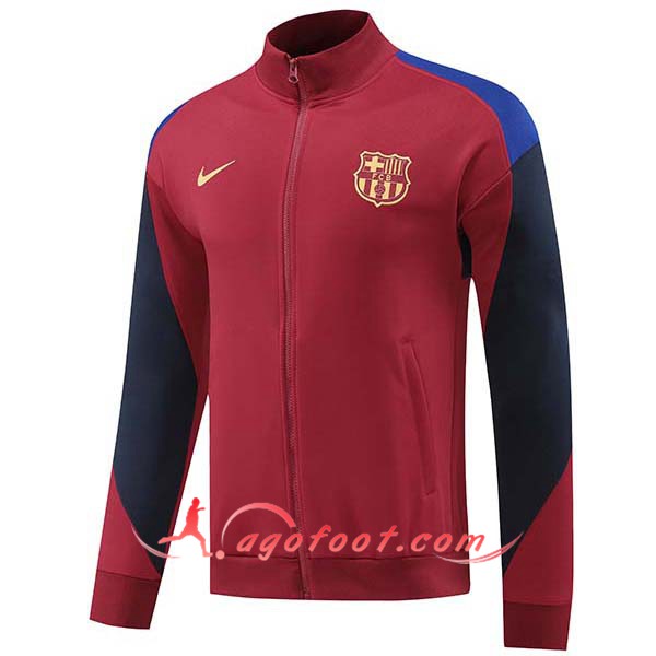 Veste Foot FC Barcelone Rouge/Noir 2024/2025