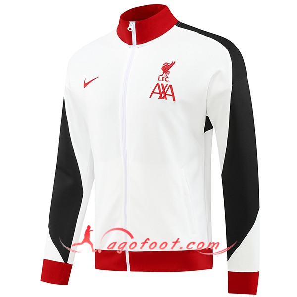 Veste Foot FC Liverpool Blanc/Rouge/Noir 2024/2025