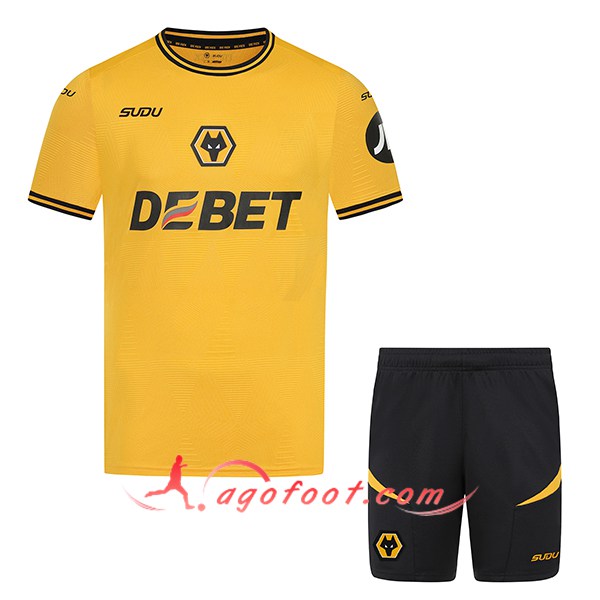 Nouveau Maillot de Foot Wolves Enfant Domicile 2024/2025