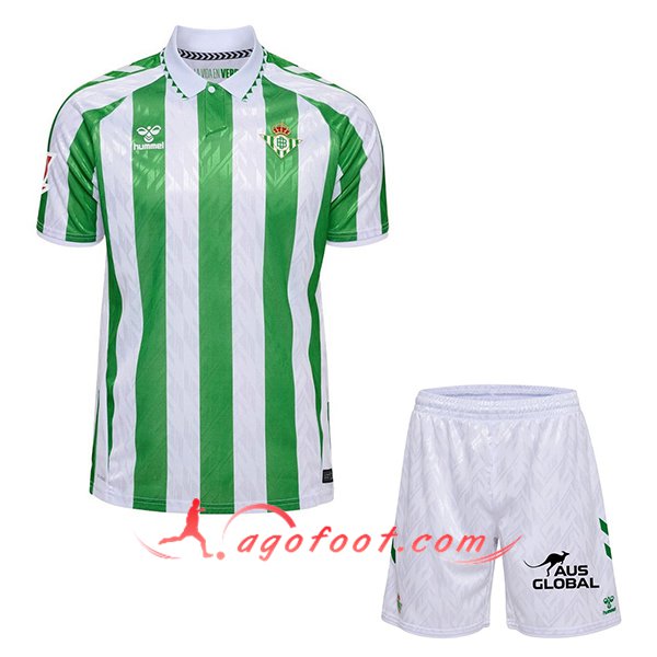 Nouveau Maillot de Foot Real Betis Enfant Domicile 2024/2025