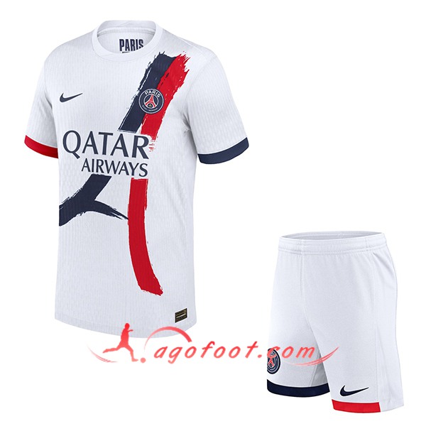 Nouveau Maillot de Foot PSG Enfant Exterieur 2024/2025