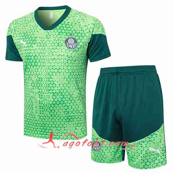 Ensemble Training T-Shirts Palmeiras Vert 2024/2025 -05