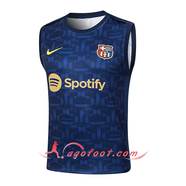 Training Debardeur FC Barcelone Bleu Royal 2024/2025