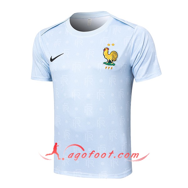 Training T-Shirts France Bleu Clair 2024/2025