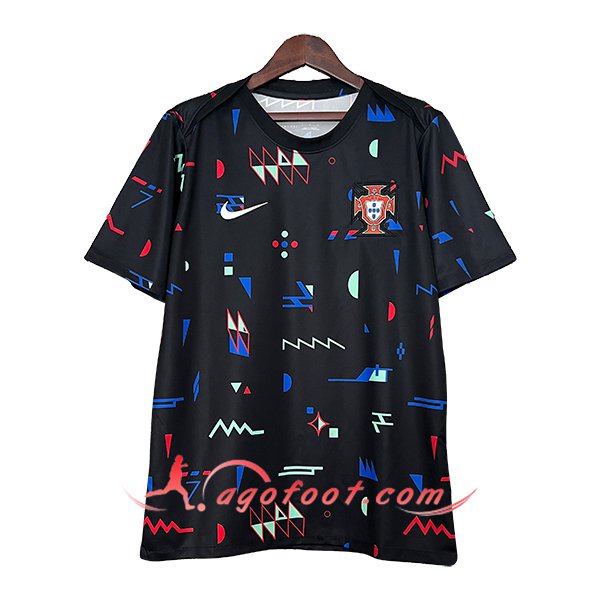 Training T-Shirts Portugal Noir 2024/2025 -04