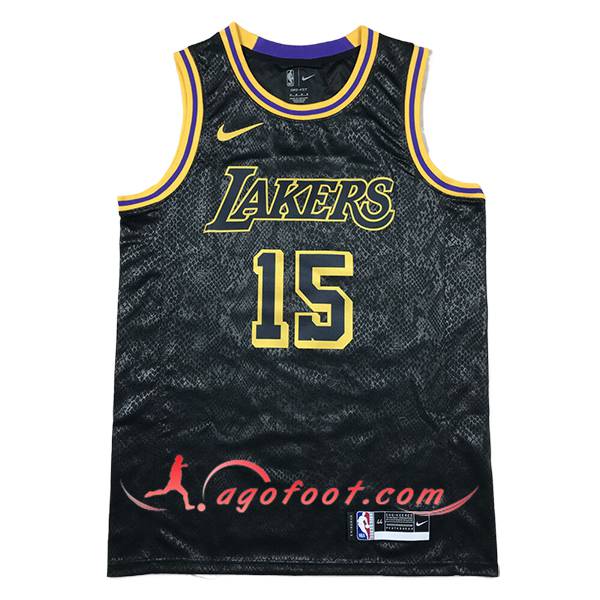 Maillot Los Angeles Lakers (REAVES #15) 2024/25 Noir/Jaune