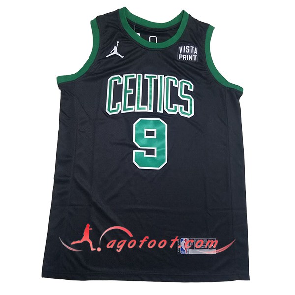 Maillot Boston Celtics (WHITE #9) 2024/25 Noir/Vert