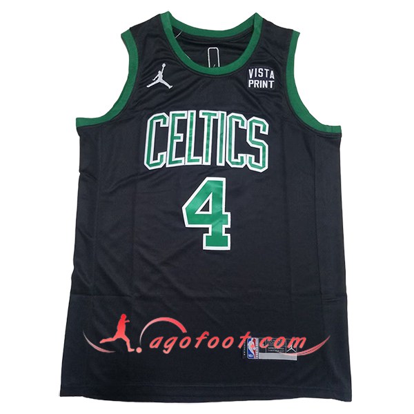 Maillot Boston Celtics (HOLIDAY #4) 2024/25 Noir/Vert -02