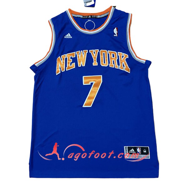 Maillot New York Knicks (ANTHONY #7) 2024/25 Bleu/Jaune