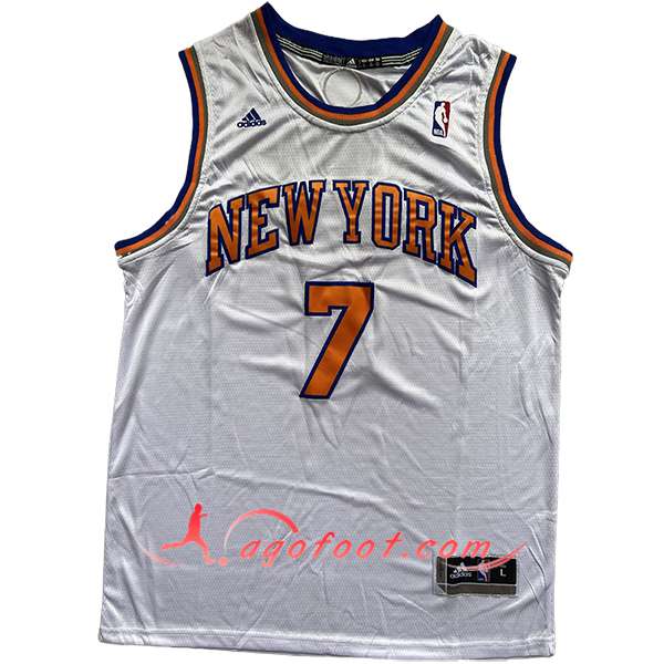Maillot New York Knicks (ANTHONY #7) 2024/25 Blanc/Orange/Bleu