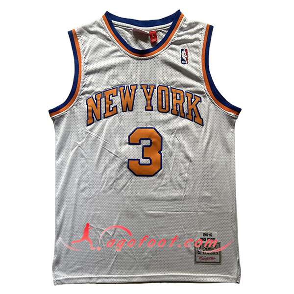 Maillot New York Knicks (STARKS #3) 2024/25 Blanc/Orange/Bleu