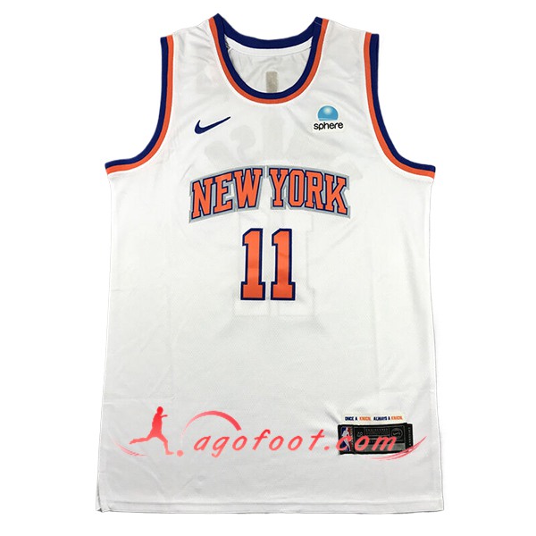 Maillot New York Knicks (BRUNSON #11) 2024/25 Blanc/Orange -02