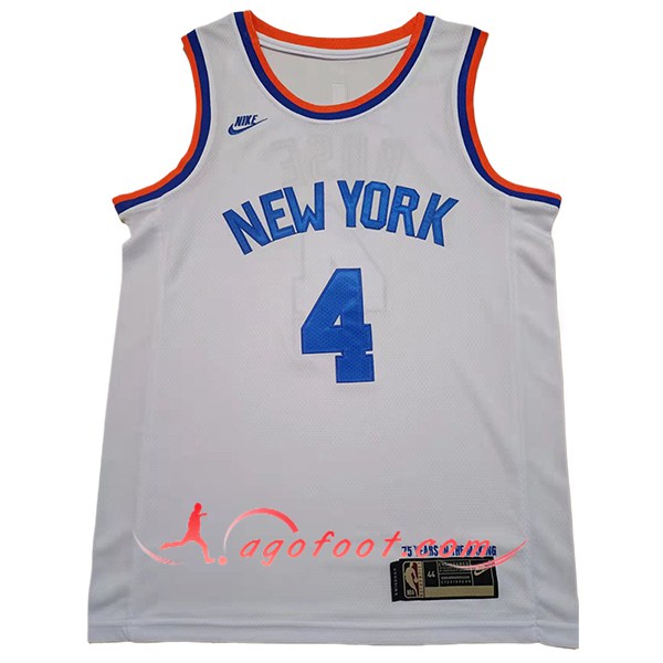 Maillot New York Knicks (ROSE #4) 2024/25 Blanc/Bleu