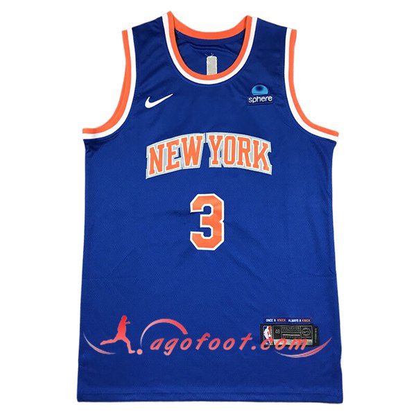 Maillot New York Knicks (HART #3) 2024/25 Bleu/Orange -03