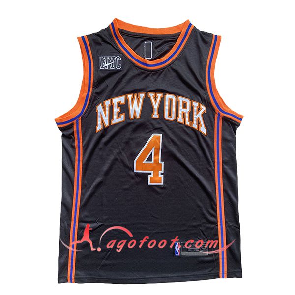 Maillot New York Knicks (ROSE #4) 2024/25 Noir/Orange/Bleu