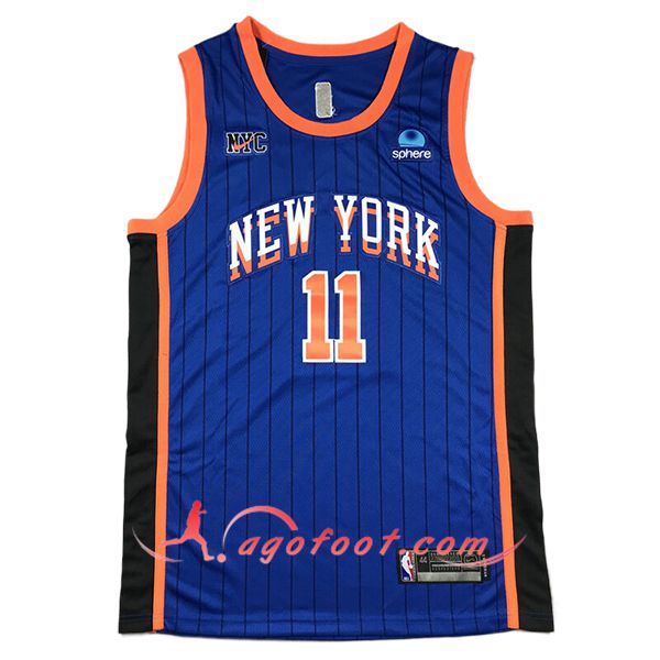 Maillot New York Knicks (BRUNSON #11) 2024/25 Bleu/Orange/Noir