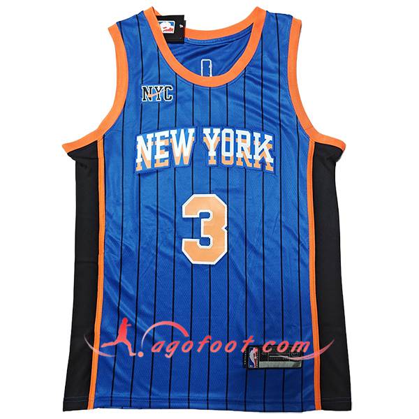 Maillot New York Knicks (HART #3) 2024/25 Bleu/Orange/Noir