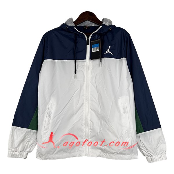 Coupe-Vent Jordan Bleu/Blanc 2024/2025