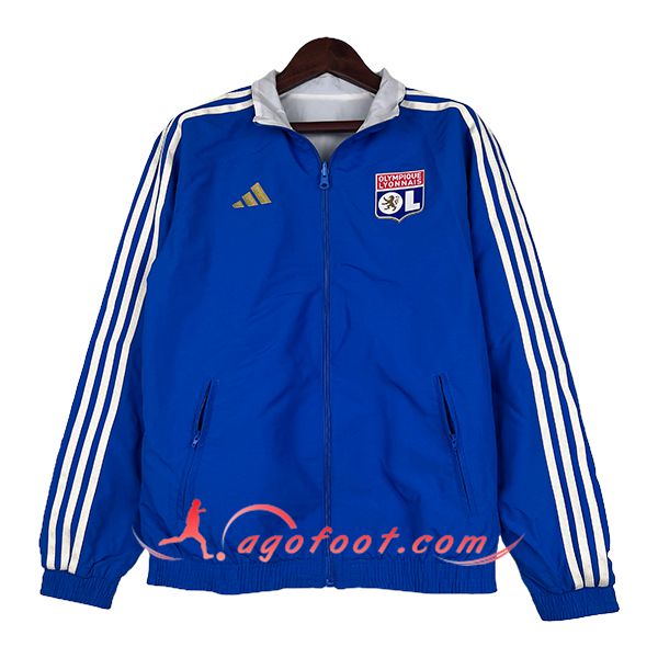 Coupe-Vent Lyon Bleu/Blanc 2024/2025