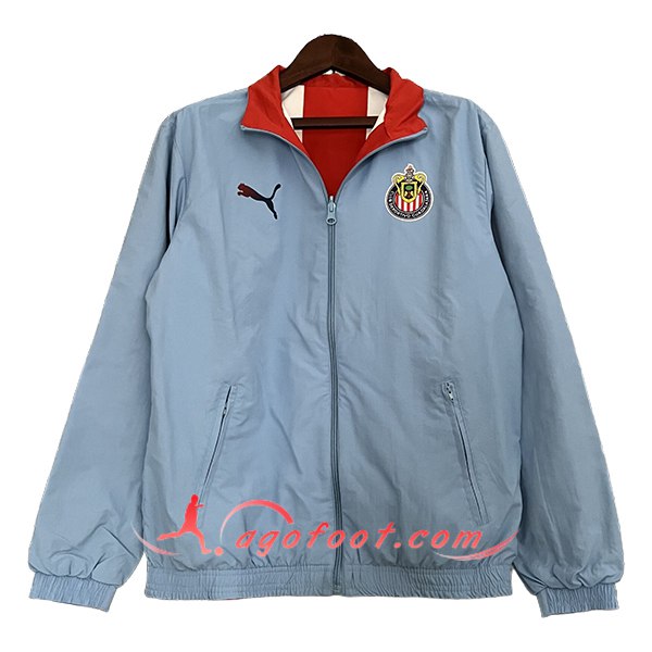 Coupe-Vent C.D.Guadalajara Bleu 2024/2025