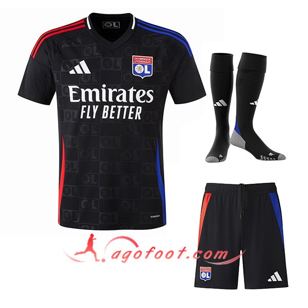 Ensemble Maillot Lyon Exterieur (Short + Chaussettes) 2024/2025
