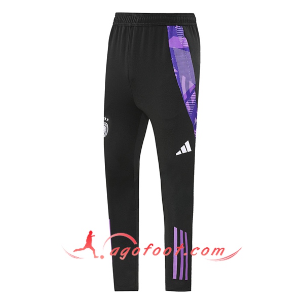Pantalon Foot Allemagne Noir/Pourpre 2024/2025