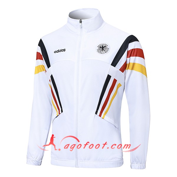 Veste Foot Allemagne Blanc 2024/2025