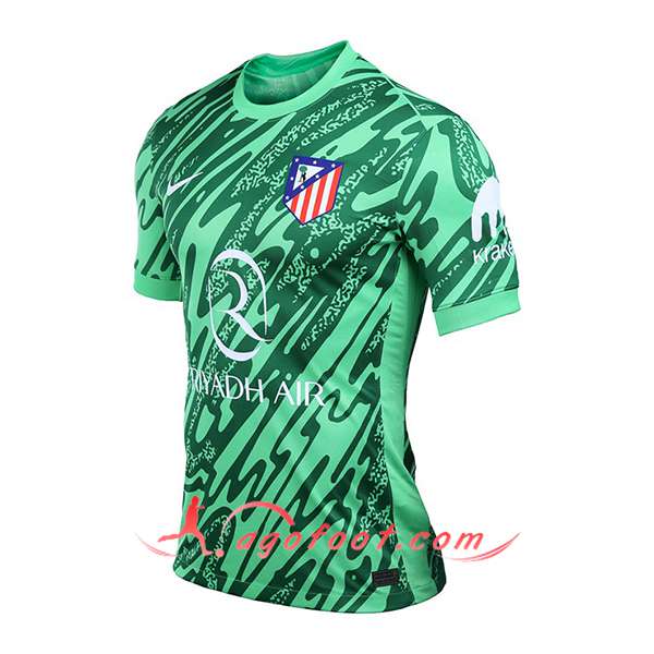 Maillot de Foot Atletico Madrid Gardien De But Vert 2024/2025