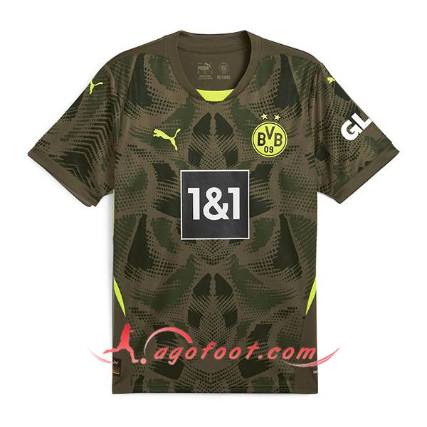 Maillot de Foot Dortmund Gardien De But Vert 2024/2025