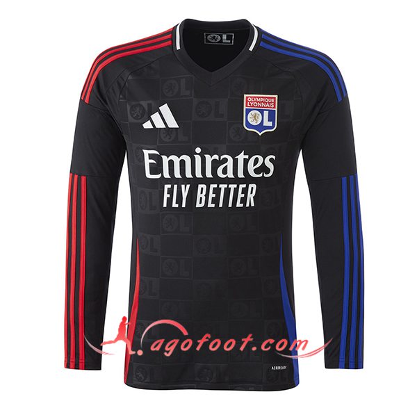 Nouveau Maillot de Foot Lyon Exterieur Manches Longues 2024/2025