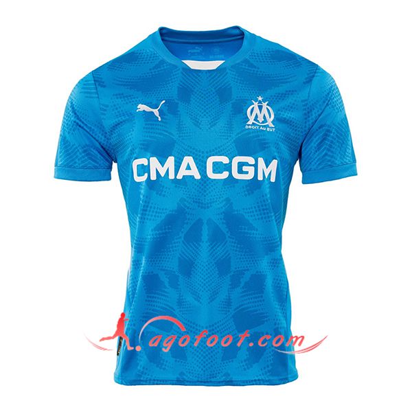 Maillot de Foot Marseille OM Gardien De But Bleu 2024/2025