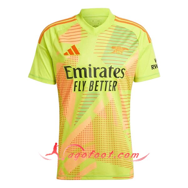 Maillot de Foot Arsenal Gardien De But Jaune 2024/2025
