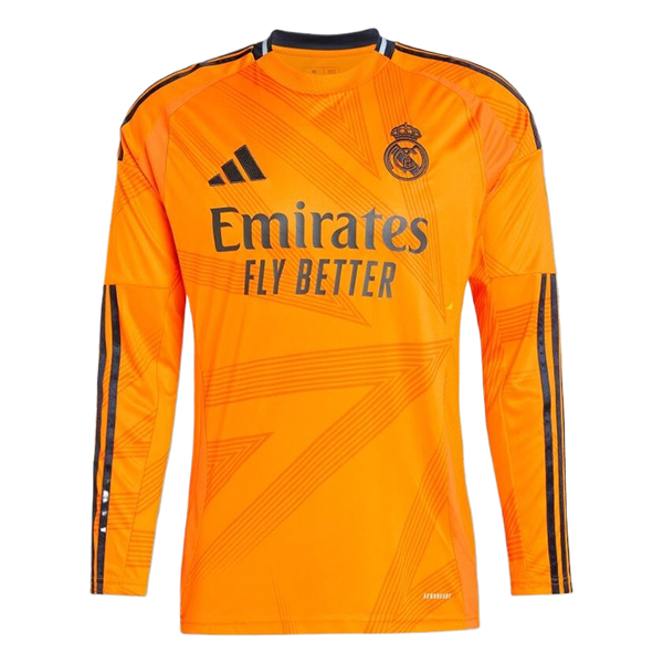 Nouveau Maillot de Foot Real Madrid Exterieur Manches Longues 2024/2025