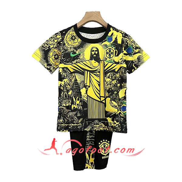 Maillot de Foot Bresil Enfant Special Edition Jaune 2024/2025