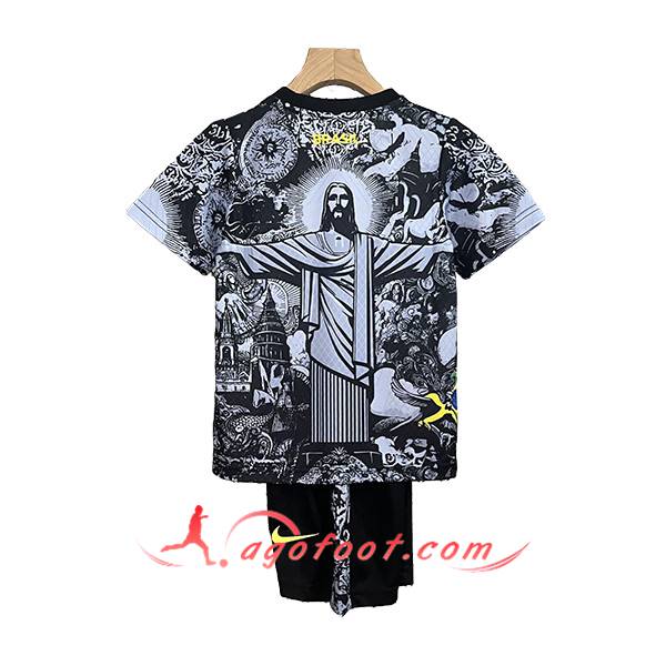 Maillot de Foot Bresil Enfant Special Edition Noir 2024/2025