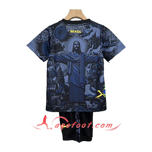 Maillot de Foot Bresil Enfant Special Edition Bleu Marine 2024/2025