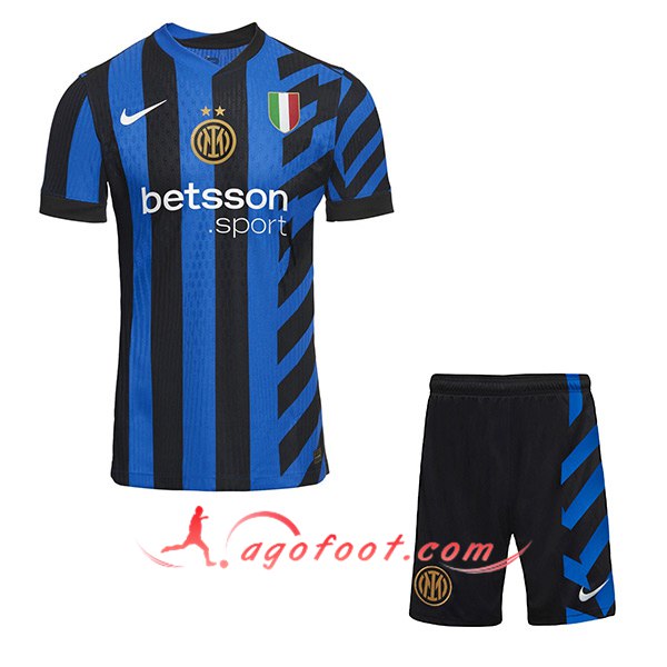 Nouveau Maillot de Foot Inter Milan Enfant Domicile 2024/2025