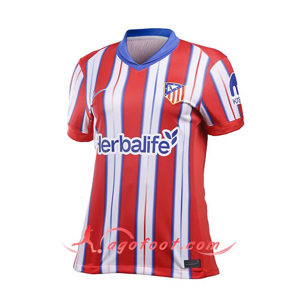 Maillot de Foot Atletico Madrid Femme Domicile 2024/2025