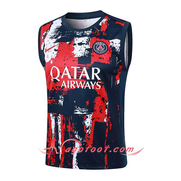 Training Debardeur PSG Rouge/Bleu/Blanc 2024/2025