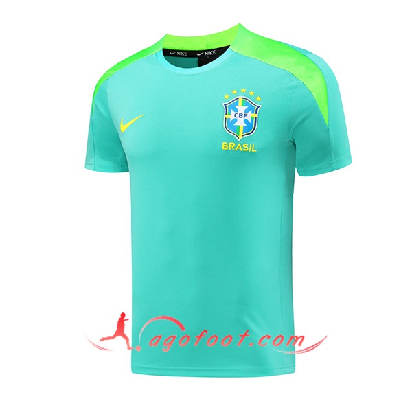 Training T-Shirts Brésil Vert 2024/2025 -02