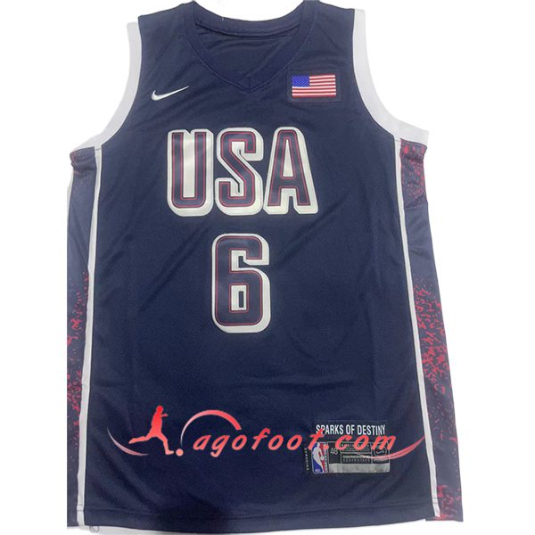 Maillot USA (JAMES #6) 2024/25 Bleu Foncé