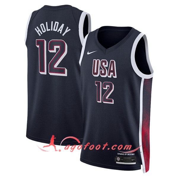 Maillot USA (HOLIDAY #12) 2024/25 Noir