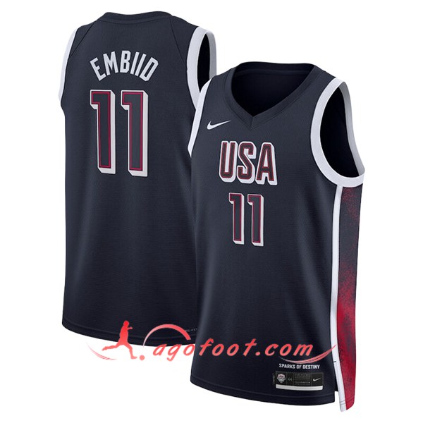 Maillot USA (EMBIID #11) 2024/25 Noir