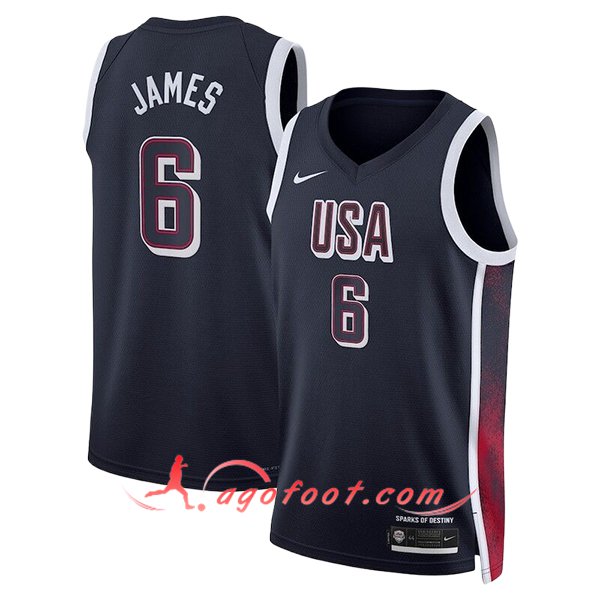 Maillot USA (JAMES #6) 2024/25 Noir