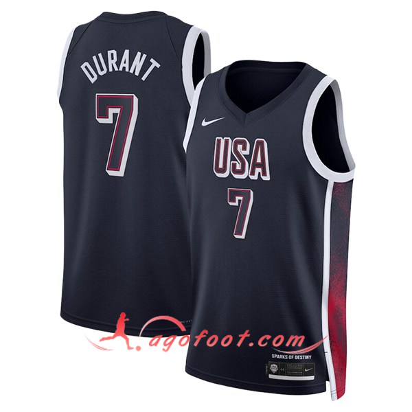 Maillot USA (DURANT #7) 2024/25 Noir