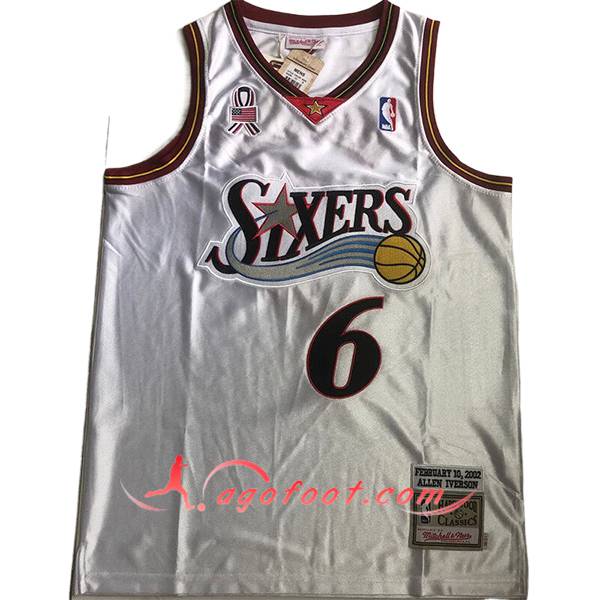 Maillot American All-Star (IVERSON #6) 2024/25 Blanc/Rouge