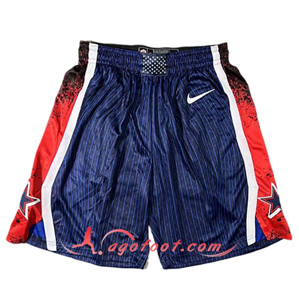 Shorts NBA USA 2024/25 Bleu Foncé