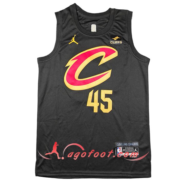 Maillot Cleveland Cavaliers (MITCHELL #45) 2024/25 Noir/Jaune