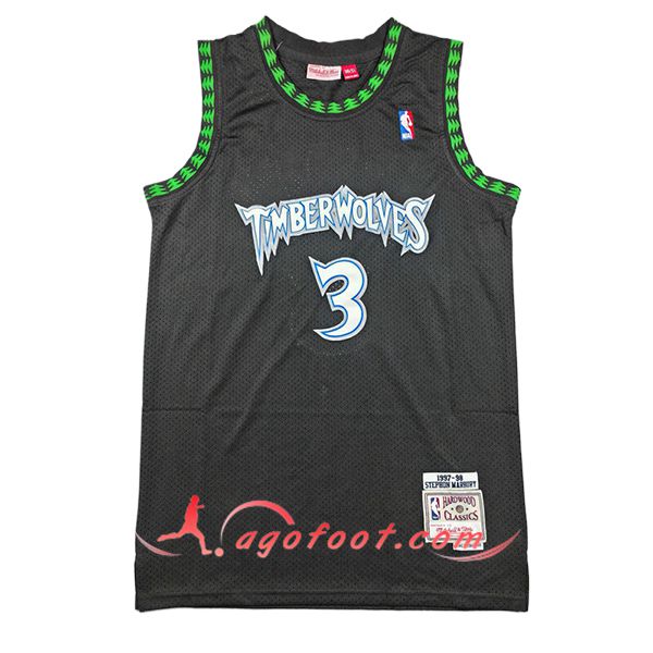 Maillot Minnesota Timberwolves (EDWARDS #5) 2024/25 Noir/Vert -03
