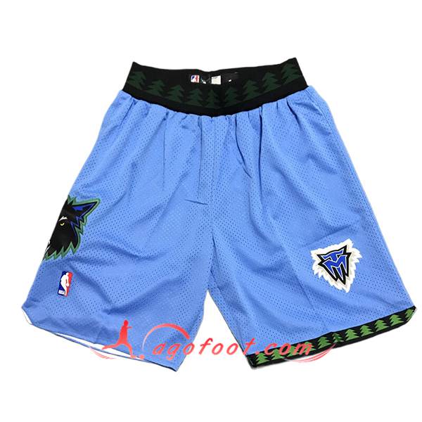 Shorts NBA Minnesota Timberwolves 2024/25 Bleu -05